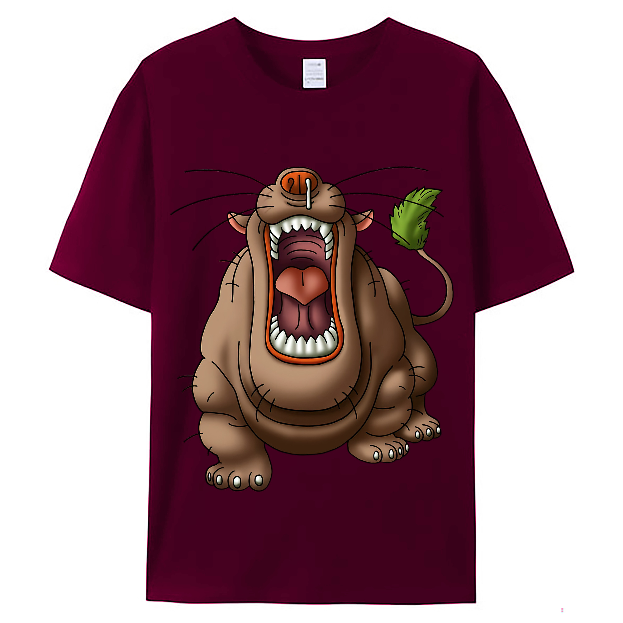 （画像用） ドラゴンクエスト Doragon Kuesuto Dragon Quest レディースカジュアルプリントTシャツ（綿100％）